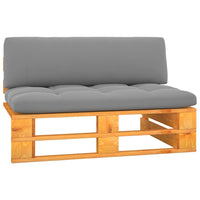 Thumbnail for Garten-Paletten-Mittelsofa Honigbraun Imprägniertes Kiefernholz