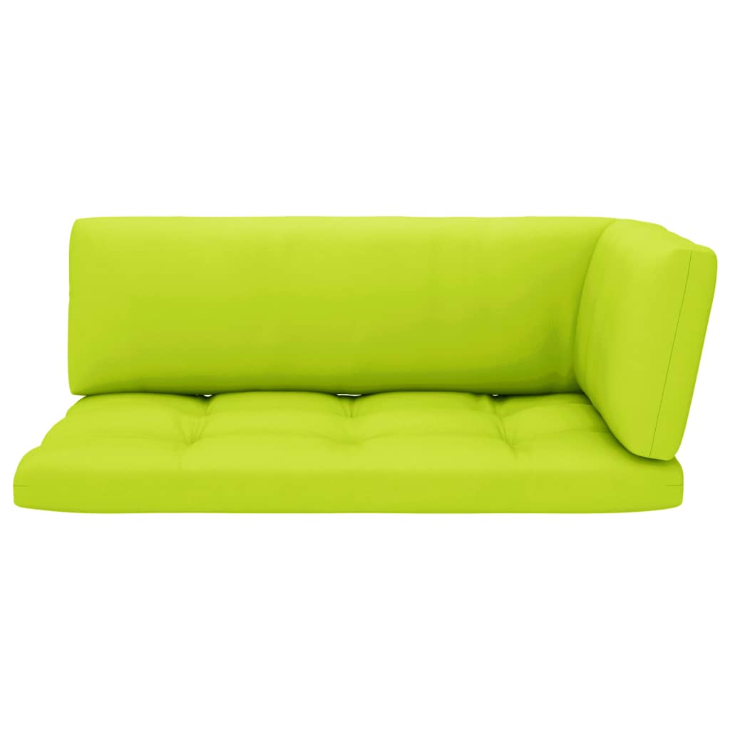 Garten-Paletten-Ecksofa Grün Imprägniertes Kiefernholz