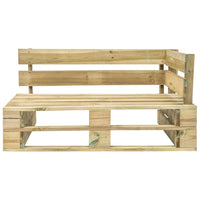 Thumbnail for Garten-Paletten-Ecksofa Grün Imprägniertes Kiefernholz