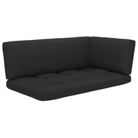 Thumbnail for Garten-Paletten-Ecksofa Grau Imprägniertes Kiefernholz