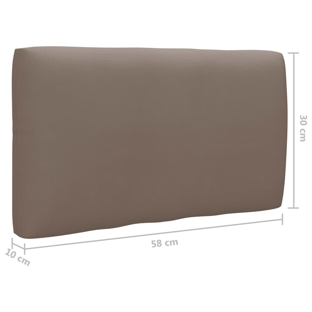 Garten-Paletten-Ecksofa Grau Imprägniertes Kiefernholz