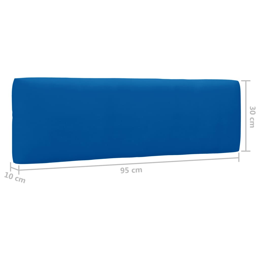 Garten-Paletten-Ecksofa Grau Imprägniertes Kiefernholz