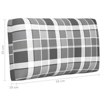 Thumbnail for Garten-Paletten-Ecksofa Grau Imprägniertes Kiefernholz