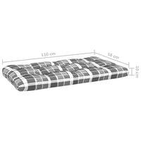 Thumbnail for Garten-Paletten-Ecksofa Grau Imprägniertes Kiefernholz