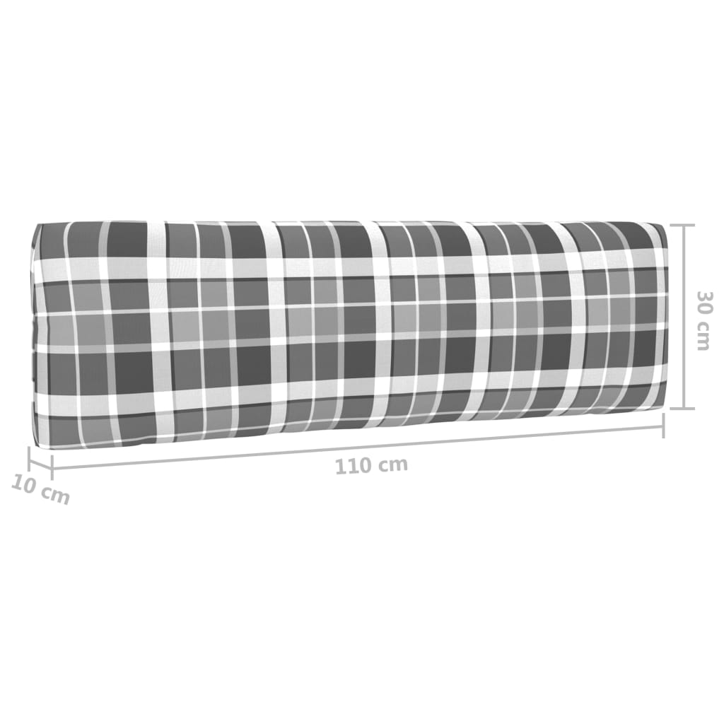 Garten-Paletten-Ecksofa Grau Imprägniertes Kiefernholz