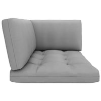 Thumbnail for Garten-Paletten-Ecksofa Schwarz Imprägniertes Kiefernholz
