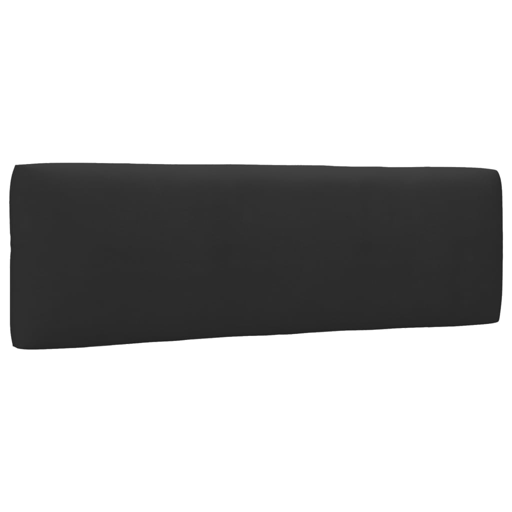 Garten-Paletten-Ecksofa Schwarz Imprägniertes Kiefernholz