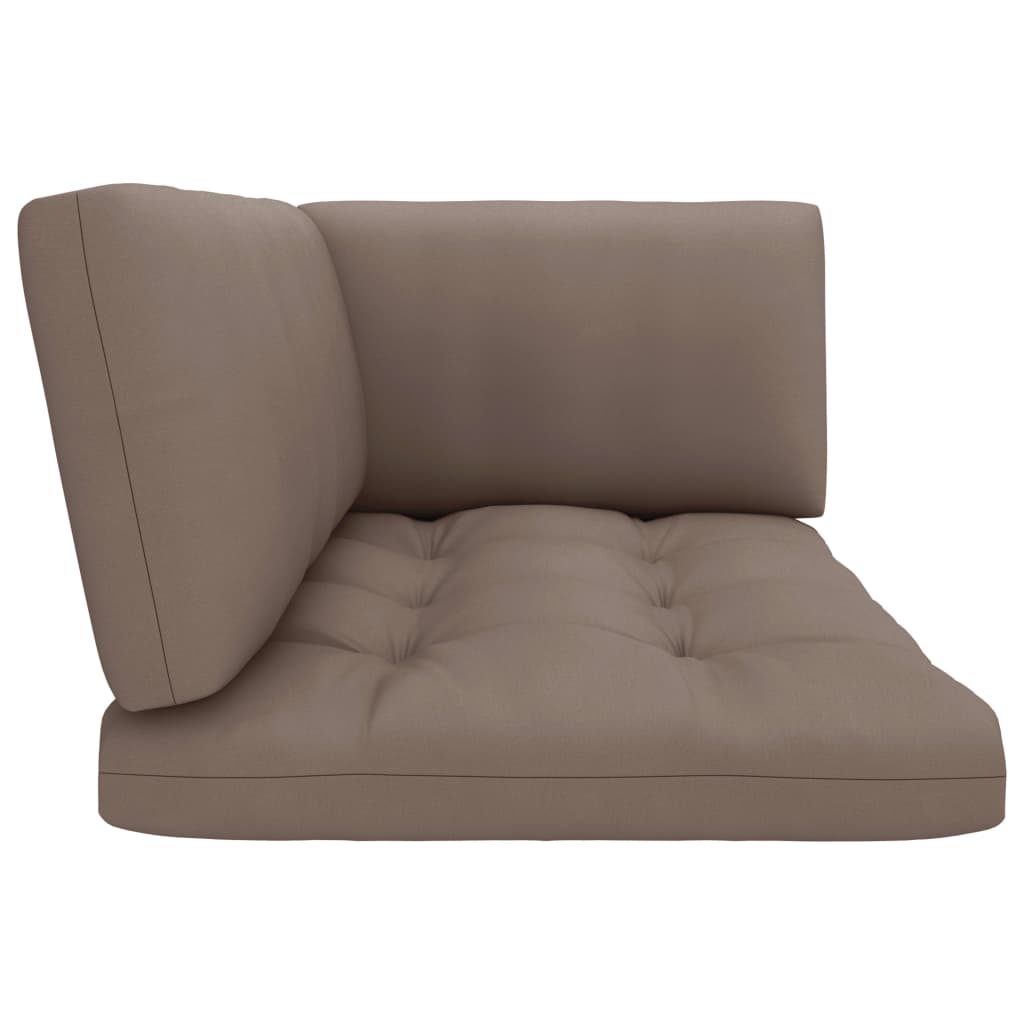 Garten-Paletten-Ecksofa Schwarz Imprägniertes Kiefernholz