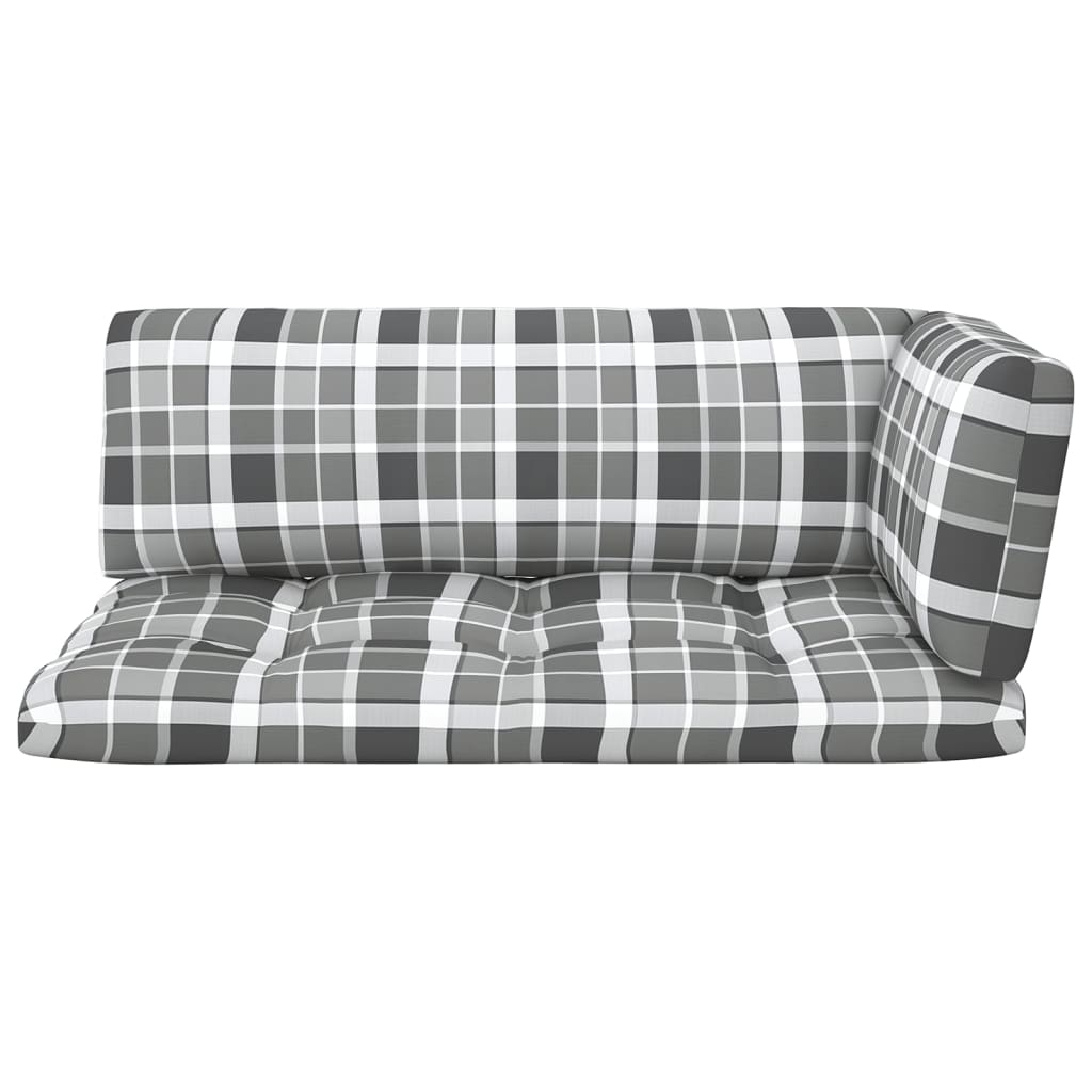 Garten-Paletten-Ecksofa Schwarz Imprägniertes Kiefernholz
