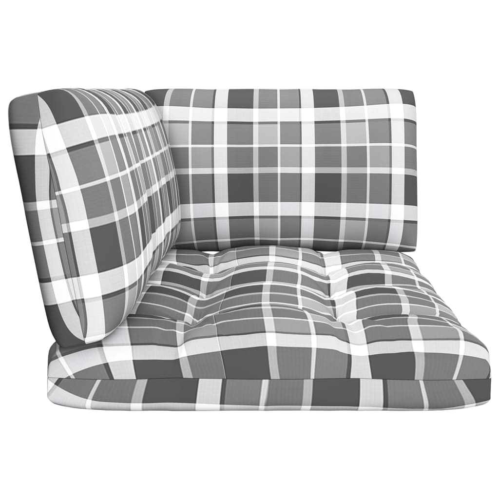 Garten-Paletten-Ecksofa Schwarz Imprägniertes Kiefernholz
