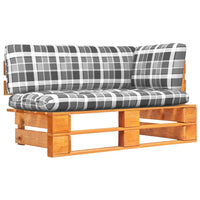 Thumbnail for Garten-Paletten-Ecksofa Honigbraun Imprägniertes Kiefernholz