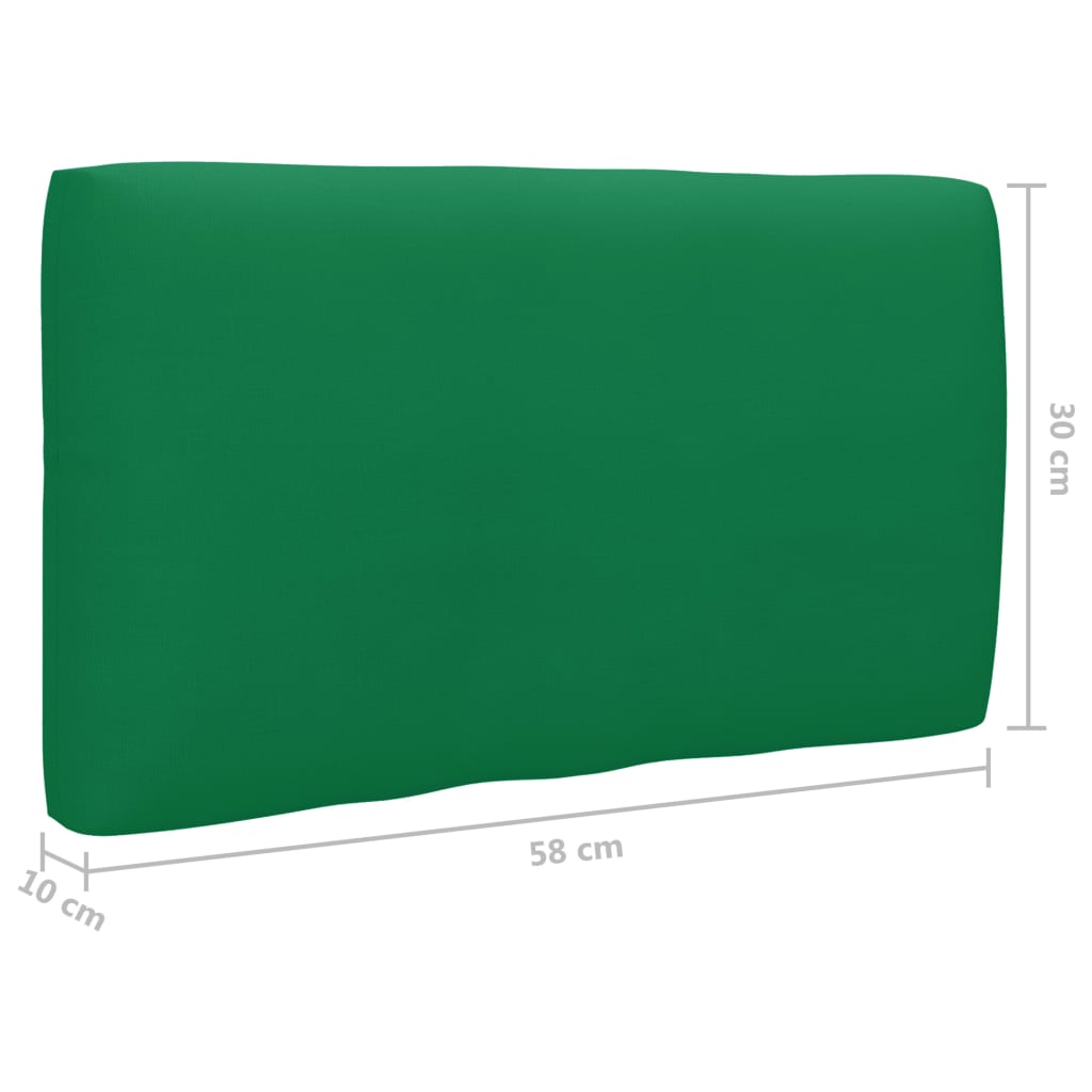 6-tlg. Paletten-Lounge-Set Grün Imprägniertes Kiefernholz