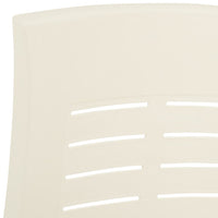 Thumbnail for Verstellbare Gartenstühle 2 Stk. Kunststoff Weiß