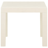 Thumbnail for 3-tlg. Garten-Lounge-Set mit Auflagen Kunststoff Weiß