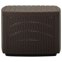 Thumbnail for Gartentisch Mokka 53x53x40 cm Kunststoff