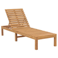 Thumbnail for Sonnenliege Massivholz Teak