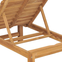 Thumbnail for Sonnenliege Massivholz Teak