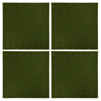 Thumbnail for Kunstrasen-Fliesen 4 Stk. 50x50x2,5 cm Gummi