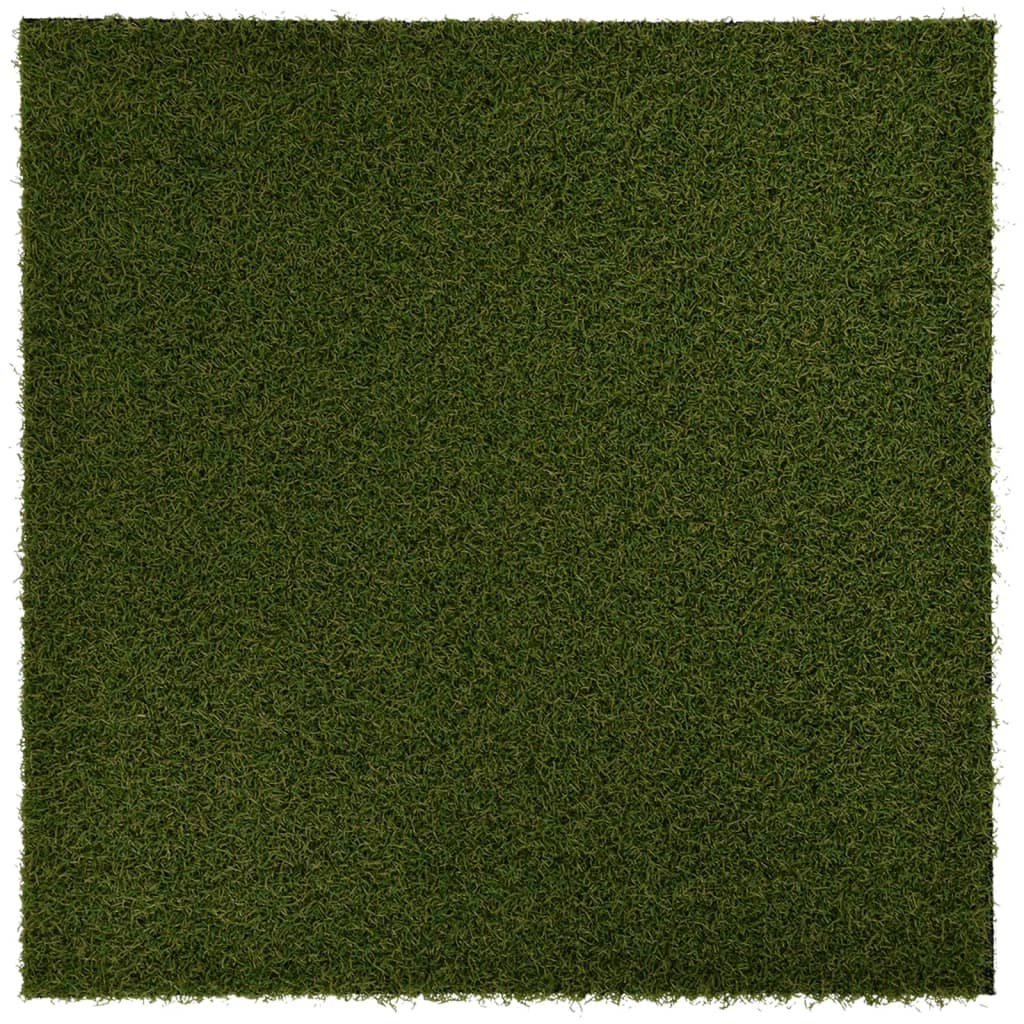 Kunstrasen-Fliesen 4 Stk. 50x50x2,5 cm Gummi