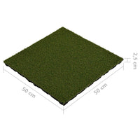 Thumbnail for Kunstrasen-Fliesen 4 Stk. 50x50x2,5 cm Gummi
