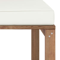 Thumbnail for Garten-Paletten-Ecksofa mit Creme Kissen