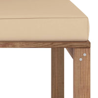 Thumbnail for Garten-Paletten-Mittelsofa mit Kissen Beige