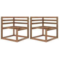 Thumbnail for Garten-Palettensofa 3-Sitzer mit Kissen Anthrazit Kiefernholz