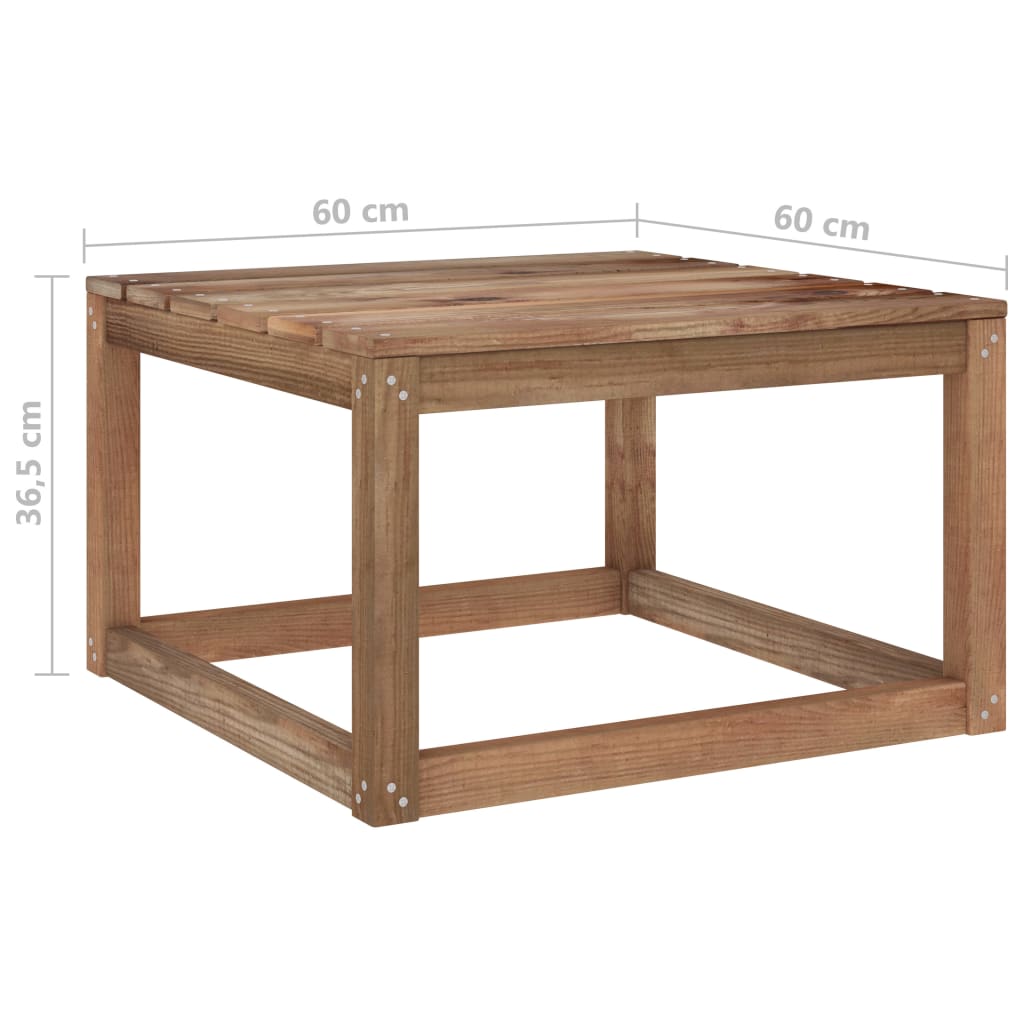 10-tlg. Garten-Lounge-Set mit Hellblauen Kissen
