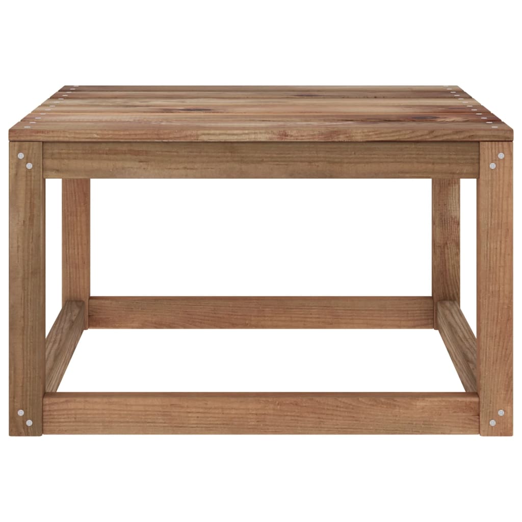 3-tlg. Garten-Lounge-Set Braun Imprägniertes Kiefernholz