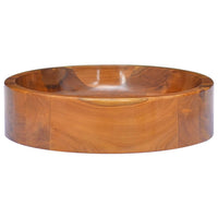 Thumbnail for Waschbecken Massivholz Teak Φ40x10 cm