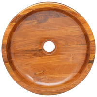 Thumbnail for Waschbecken Massivholz Teak Φ40x10 cm