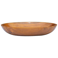 Thumbnail for Waschbecken Massivholz Teak 60x40x10 cm