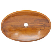 Thumbnail for Waschbecken Massivholz Teak 60x40x10 cm