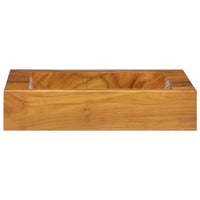 Thumbnail for Waschbecken Massivholz Teak 50x35x10 cm