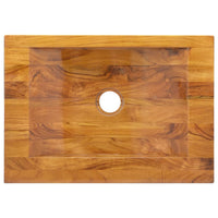 Thumbnail for Waschbecken Massivholz Teak 50x35x10 cm