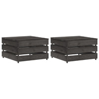 Thumbnail for Garten-Palettentische 2 Stk. Imprägniertes Kiefernholz