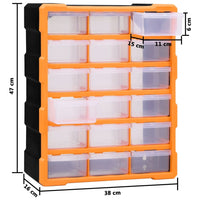 Thumbnail for Multi-Schubladen-Organizer 18 Schubladen 38x16x47 cm