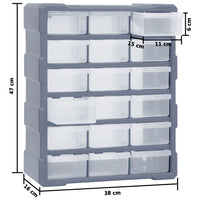 Thumbnail for Multi-Schubladen-Organizer 18 Schubladen 38x16x47 cm