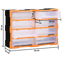 Thumbnail for Multi-Schubladen-Organizer 8 große Schubladen 52x16x37 cm