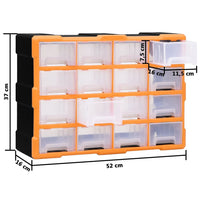 Thumbnail for Multi-Schubladen-Organizer 16 Schubladen 52x16x37 cm