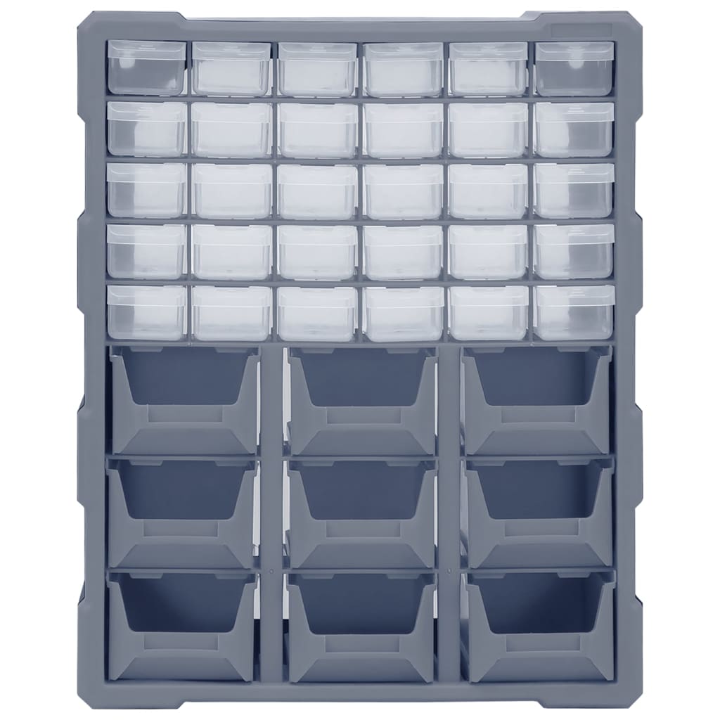 Multi-Schubladen-Organizer mit 39 Schubladen 38x16x47 cm