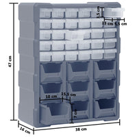 Thumbnail for Multi-Schubladen-Organizer mit 39 Schubladen 38x16x47 cm