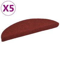 Thumbnail for Selbstklebende Treppenmatten 5 Stk. Rot 56x17x3 cm Nadelvlies