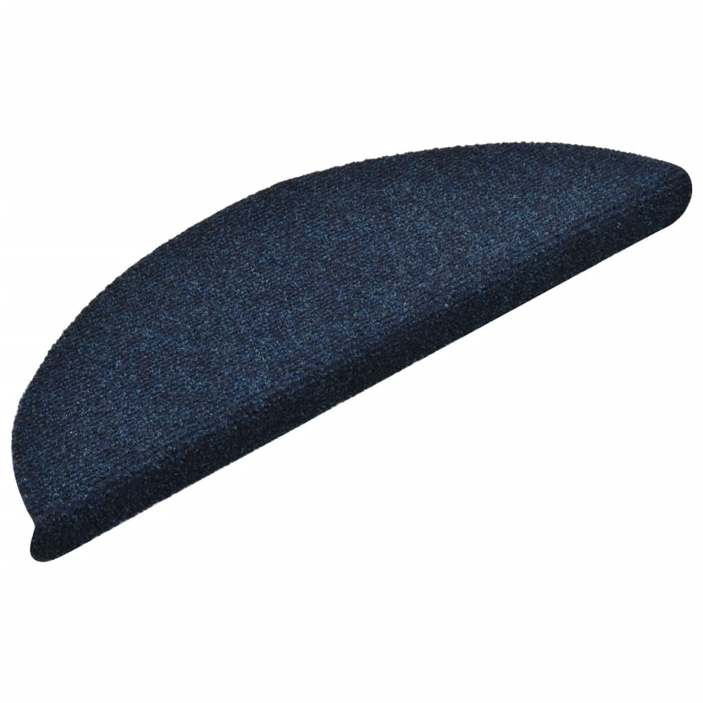 Selbstklebende Treppenmatten 10 Stk. Marineblau 56x17x3 cm