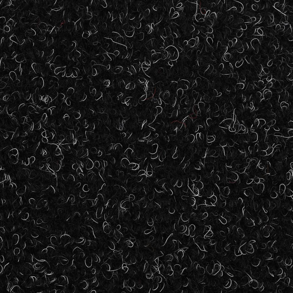 Treppenmatten Selbstklebend 5 Stk. Schwarz 65x21x4cm Nadelvlies