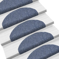 Thumbnail for Selbstklebende Treppenmatten 5 Stk. Blau 65x21x4cm Nadelvlies