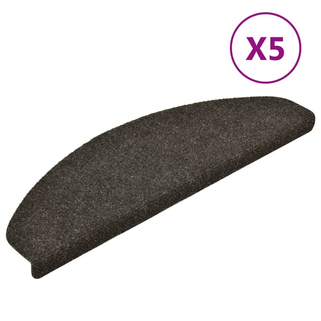 Selbstklebende Treppenmatten 5 Stk. Hellbraun 65x21x4cm
