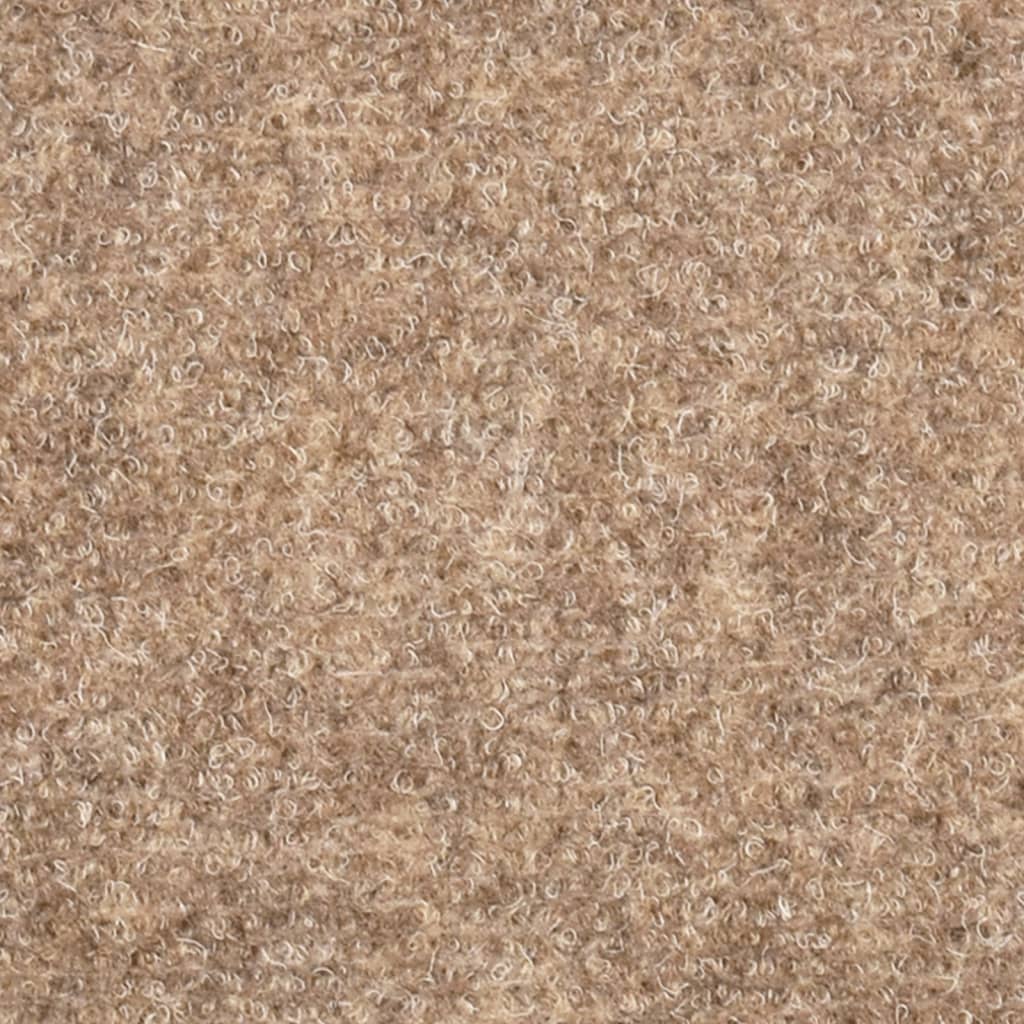 Selbstklebende Treppenmatten 10 Stk. Creme 65x21x4cm Nadelvlies