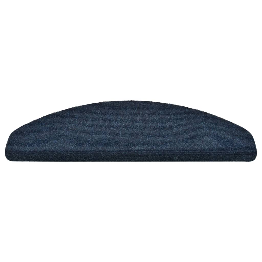 Selbstklebende Treppenmatten 10 Stk. Marineblau 65x21x4cm