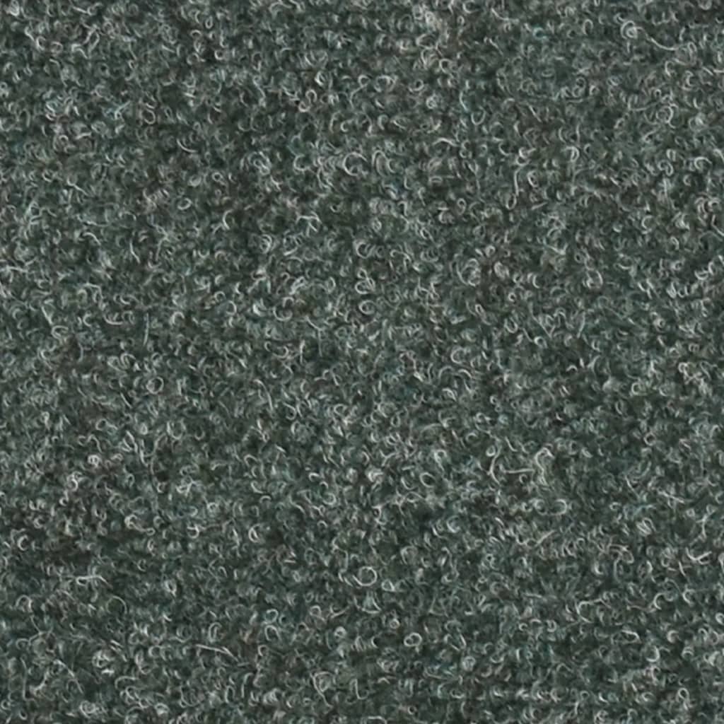 Selbstklebende Treppenmatten 10 Stk. Grün 65x21x4cm Nadelvlies